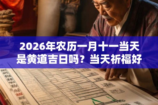 2026年农历一月十一当天是黄道吉日吗？当天祈福好不好？