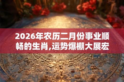 2026年农历二月份事业顺畅的生肖,运势爆棚大展宏图 2026年农历二月份事业顺畅的生肖,运势爆棚大展宏图