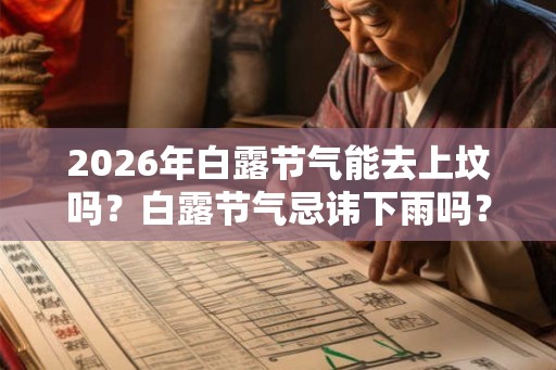 2026年白露节气能去上坟吗？白露节气忌讳下雨吗？