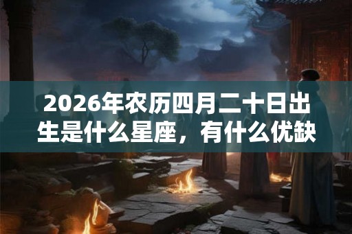 2026年农历四月二十日出生是什么星座,有什么优缺点? 2026年农历四月二十日出生是什么星座,有什么优缺点?