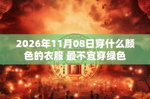 2026年11月08日穿什么颜色的衣服 最不宜穿绿色