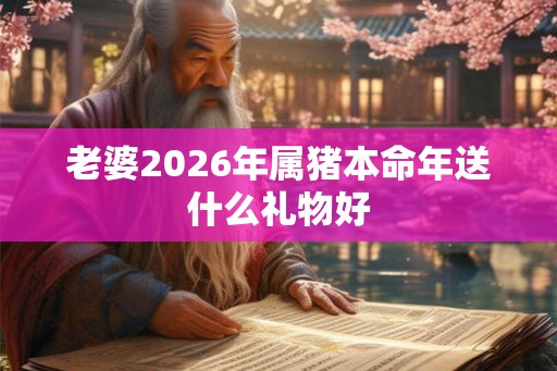 老婆2026年属猪本命年送什么礼物好