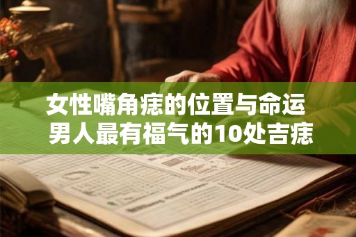 女性嘴角痣的位置与命运  男人最有福气的10处吉痣