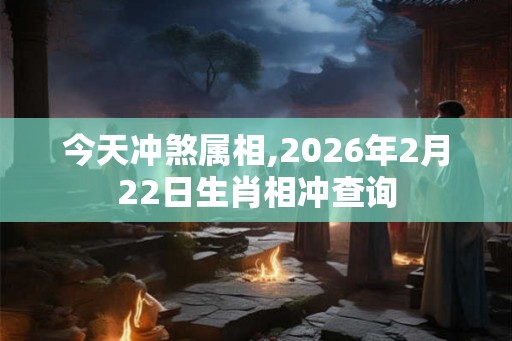 今天冲煞属相,2026年2月22日生肖相冲查询
