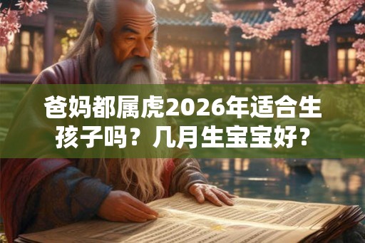 爸妈都属虎2026年适合生孩子吗？几月生宝宝好？