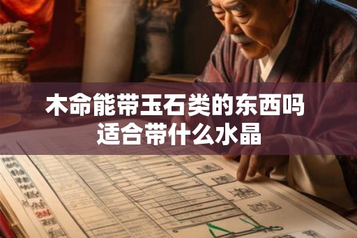 木命能带玉石类的东西吗 适合带什么水晶