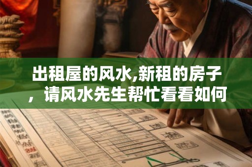 出租屋的风水,新租的房子，请风水先生帮忙看看如何？