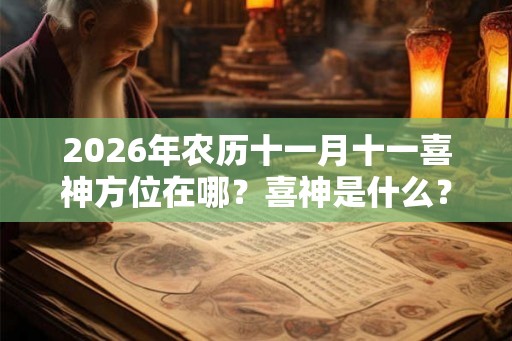 2026年农历十一月十一喜神方位在哪？喜神是什么？