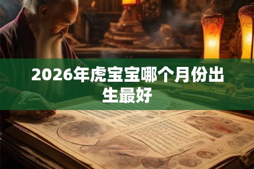 2026年虎宝宝哪个月份出生最好