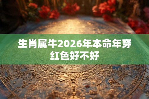 生肖属牛2026年本命年穿红色好不好