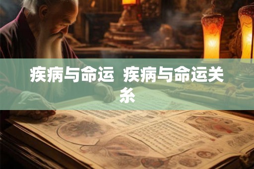疾病与命运  疾病与命运关糸