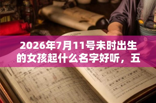 2026年7月11号未时出生的女孩起什么名字好听，五行是什么？