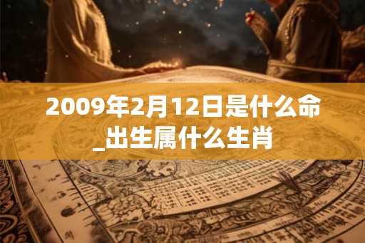 2009年2月12日是什么命_出生属什么生肖