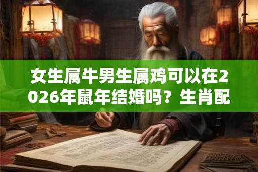 女生属牛男生属鸡可以在2026年鼠年结婚吗?生肖配不配? 女生属牛男生属鸡可以在2026年鼠年结婚吗?生肖配不配?