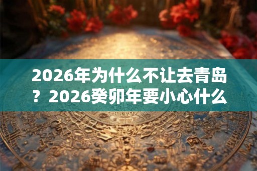 2026年为什么不让去青岛？2026癸卯年要小心什么