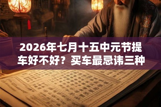 2026年七月十五中元节提车好不好？买车最忌讳三种颜色