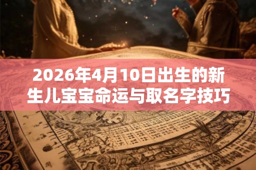 2026年4月10日出生的新生儿宝宝命运与取名字技巧