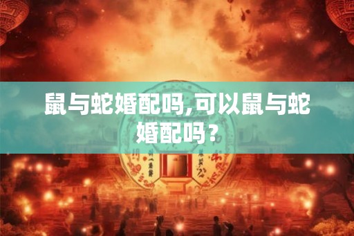鼠与蛇婚配吗,可以鼠与蛇婚配吗? 鼠与蛇婚配吗,可以鼠与蛇婚配吗?