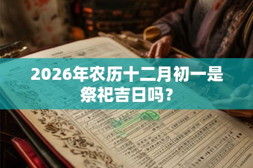 2026年农历十二月初一是祭祀吉日吗? 2026年农历十二月初一是祭祀吉日吗?