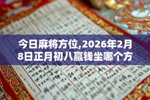 今日麻将方位,2026年2月8日正月初八赢钱坐哪个方向