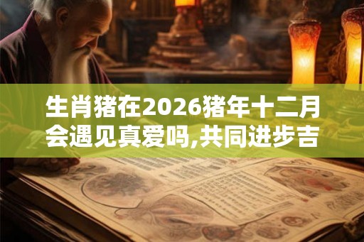 生肖猪在2026猪年十二月会遇见真爱吗,共同进步吉星相助 生肖猪在2026猪年十二月会遇见真爱吗,共同进步吉星相助