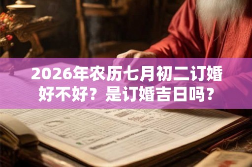 2026年农历七月初二订婚好不好？是订婚吉日吗？