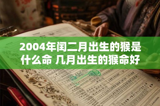 2004年闰二月出生的猴是什么命 几月出生的猴命好
