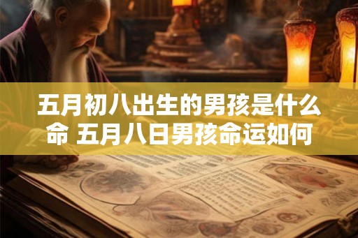 五月初八出生的男孩是什么命 五月八日男孩命运如何