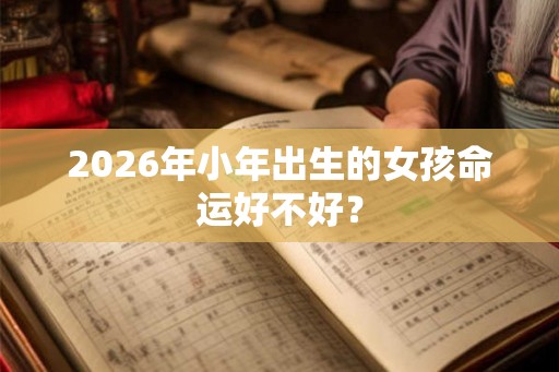 2026年小年出生的女孩命运好不好？