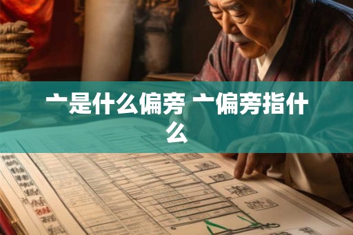 亠是什么偏旁 亠偏旁指什么 亠是什么偏旁 亠偏旁指什么