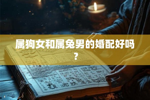 属狗女和属兔男的婚配好吗？