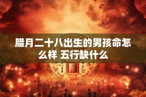 腊月二十八出生的男孩命怎么样 五行缺什么