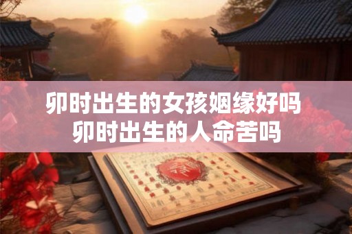 卯时出生的女孩姻缘好吗 卯时出生的人命苦吗