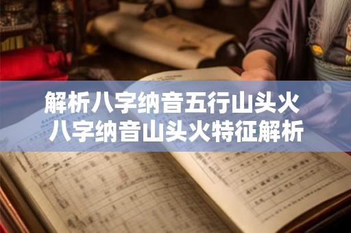 解析八字纳音五行山头火 八字纳音山头火特征解析