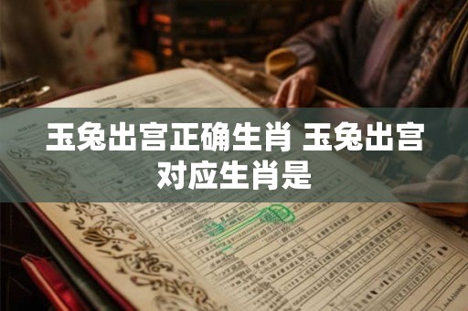 玉兔出宫正确生肖 玉兔出宫对应生肖是 玉兔出宫正确生肖 玉兔出宫对应生肖是