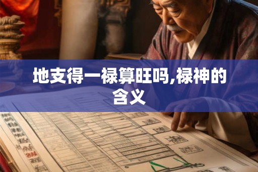 地支得一禄算旺吗,禄神的含义