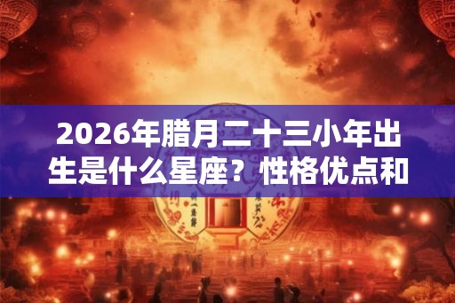 2026年腊月二十三小年出生是什么星座?性格优点和缺点? 2026年腊月二十三小年出生是什么星座?性格优点和缺点?