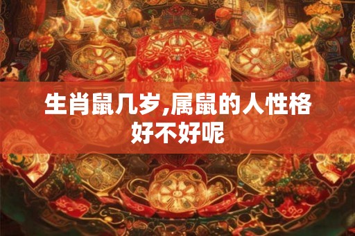 生肖鼠几岁,属鼠的人性格好不好呢
