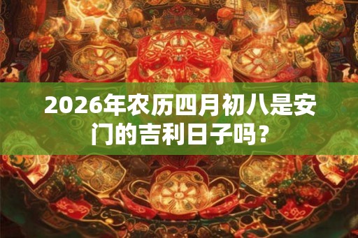 2026年农历四月初八是安门的吉利日子吗？