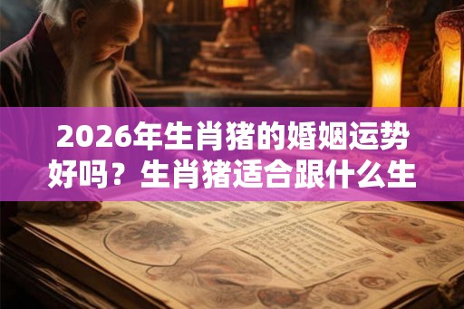 2026年生肖猪的婚姻运势好吗？生肖猪适合跟什么生肖的人结婚？