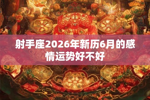 射手座2026年新历6月的感情运势好不好 射手座2026年新历6月的感情运势好不好