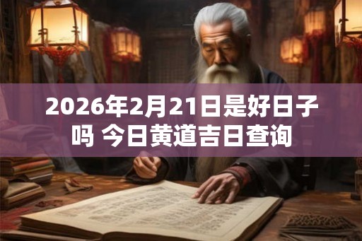 2026年2月21日是好日子吗 今日黄道吉日查询