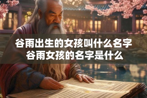 谷雨出生的女孩叫什么名字 谷雨女孩的名字是什么