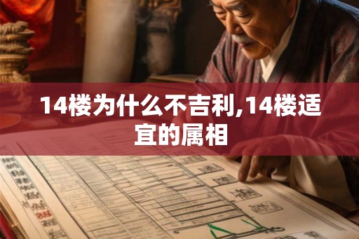 14楼为什么不吉利,14楼适宜的属相