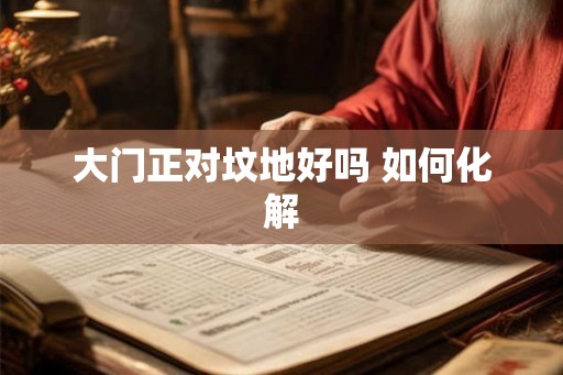 大门正对坟地好吗 如何化解