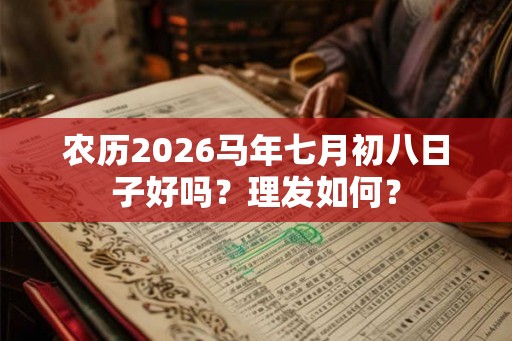 农历2026马年七月初八日子好吗？理发如何？