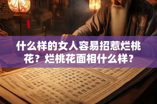 什么样的女人容易招惹烂桃花？烂桃花面相什么样？