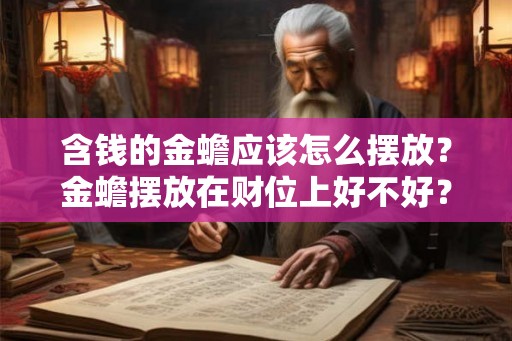含钱的金蟾应该怎么摆放？金蟾摆放在财位上好不好？