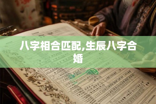 八字相合匹配,生辰八字合婚