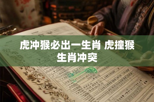 虎冲猴必出一生肖 虎撞猴生肖冲突 虎冲猴必出一生肖 虎撞猴生肖冲突